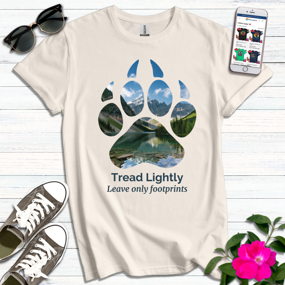 Tread Lightly Footprints Only T-Shirt