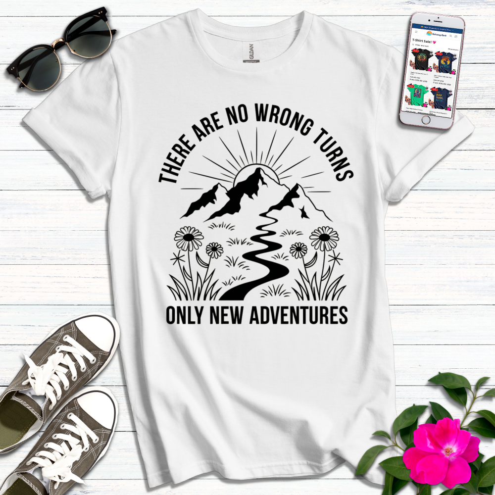 No Wrong Turns Minimalist T-Shirt