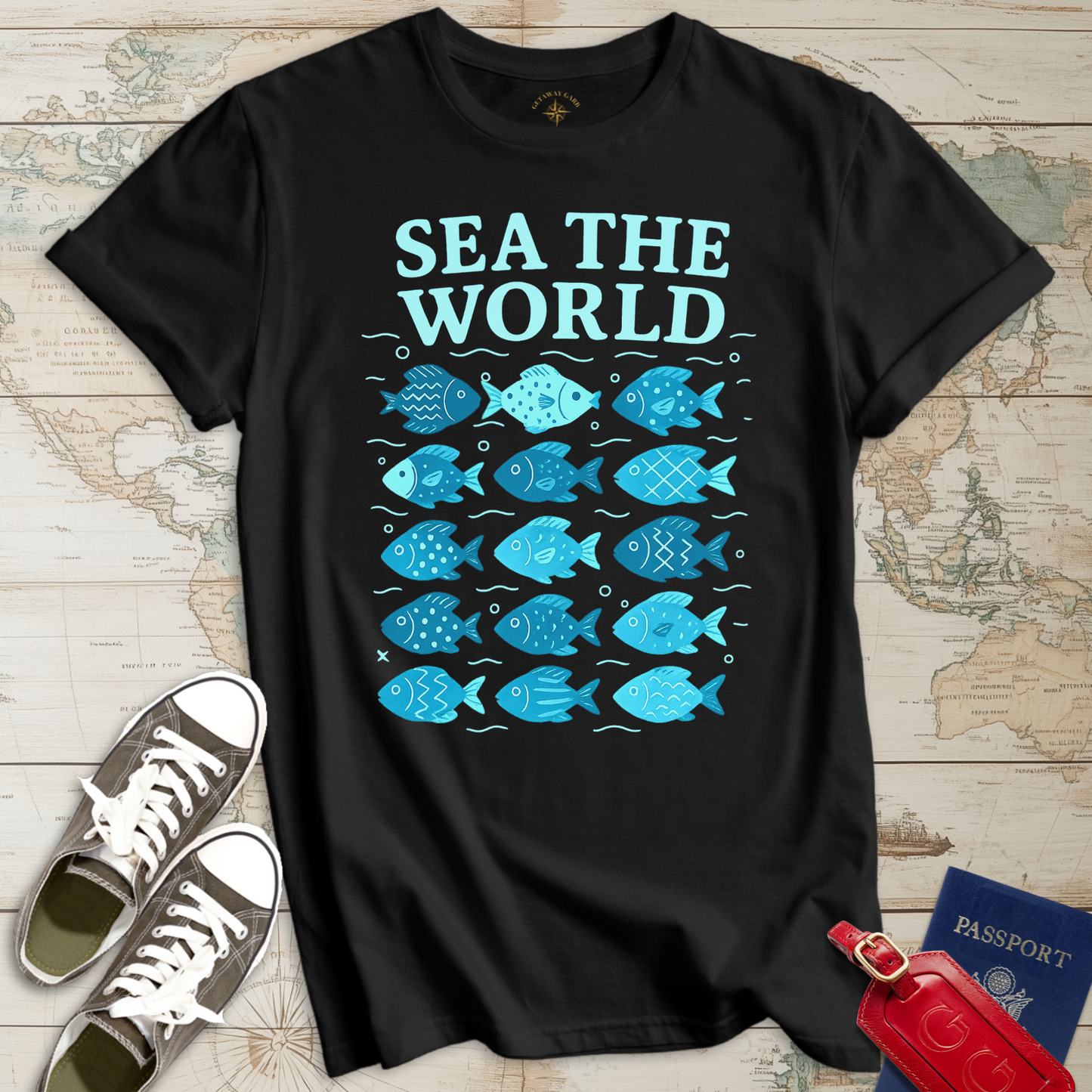 Sea the World Cute Fish T-Shirt