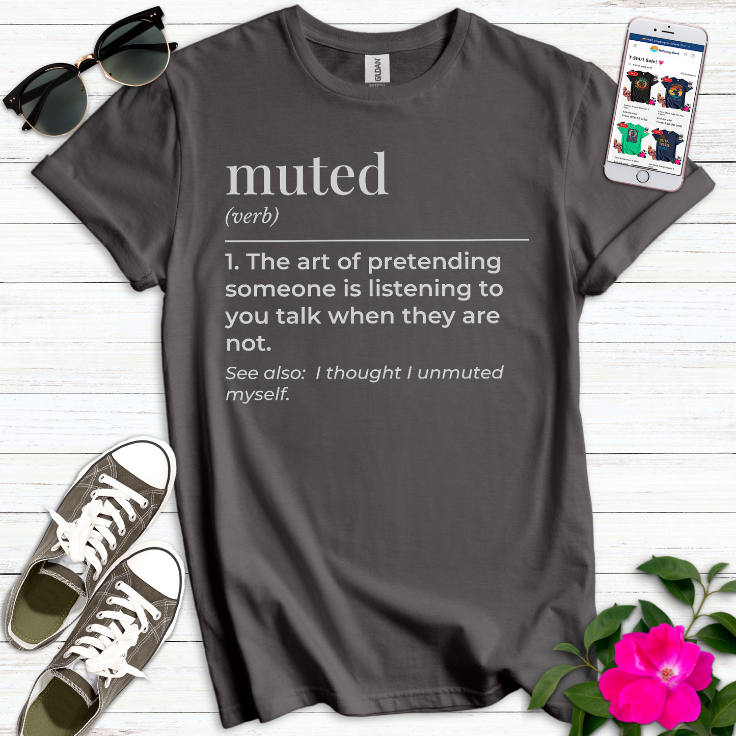 Tech Definition Muted T-Shirt