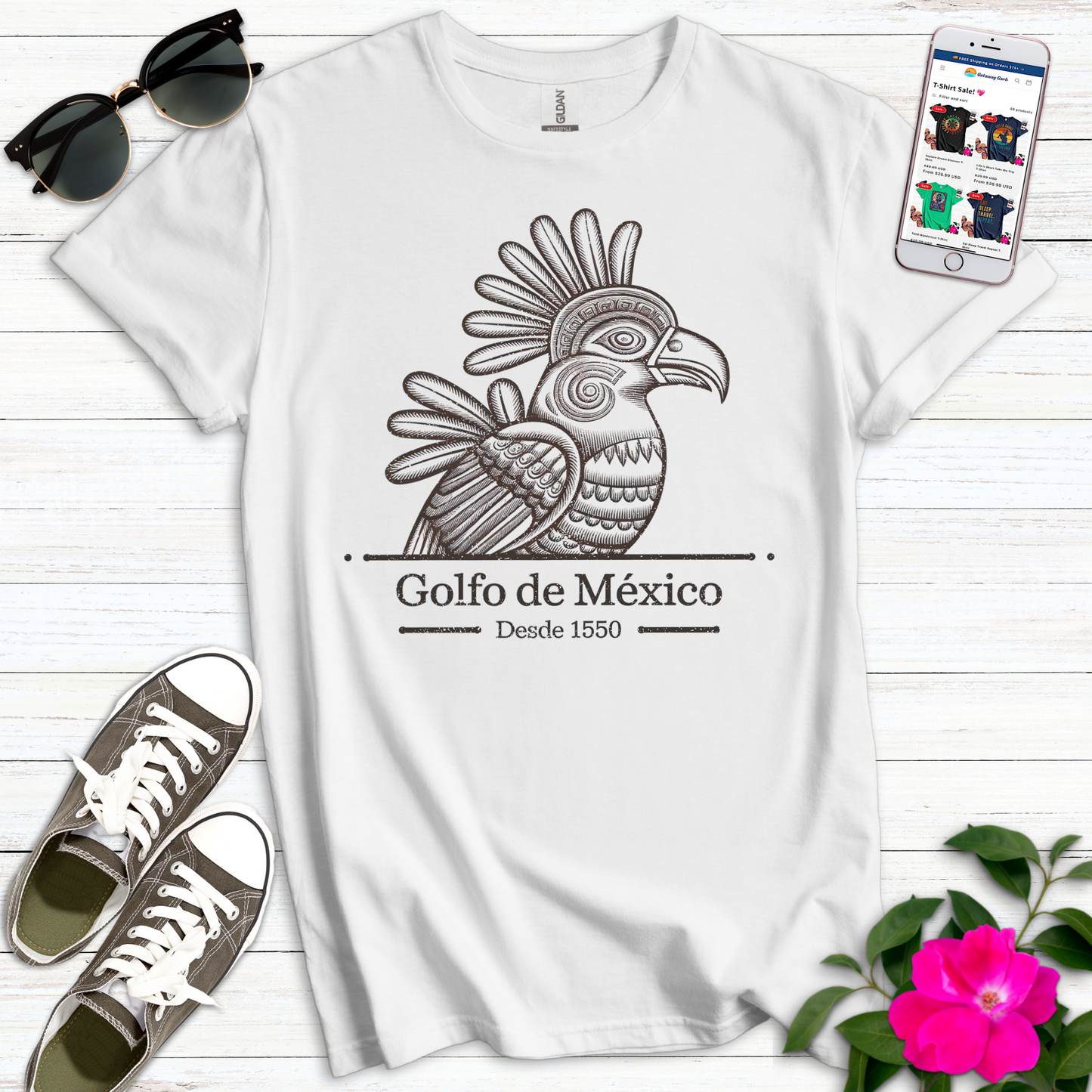 Golfo de Mexico Aztec T-Shirt