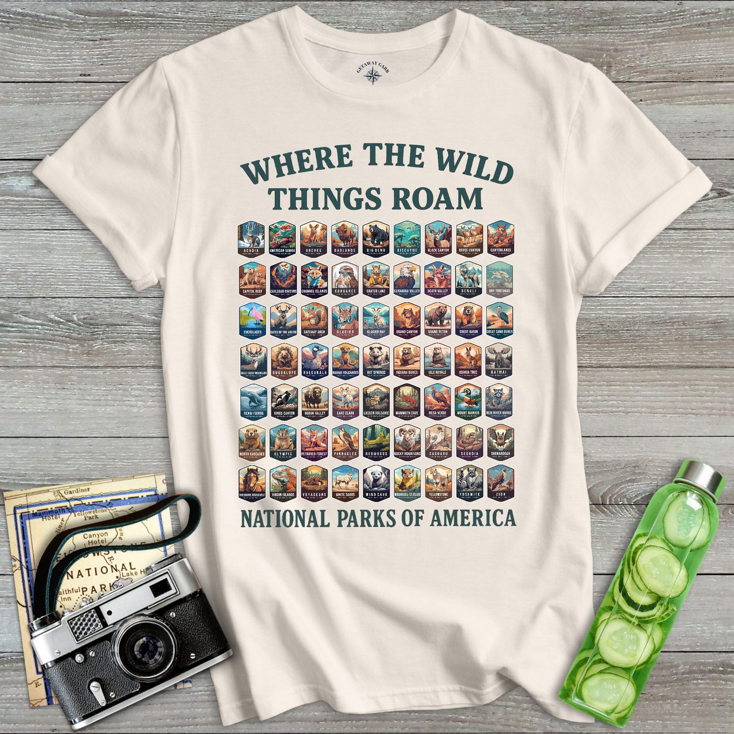 National Parks Wild Things Roam T-Shirt