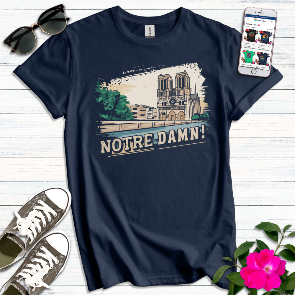Notre Damn Vintage Faded T-Shirt
