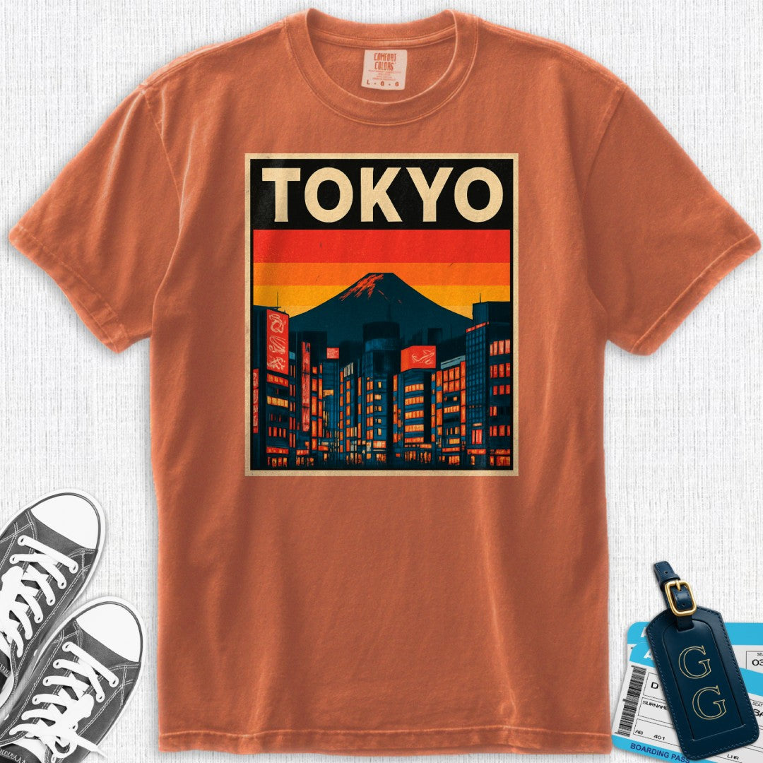 Tokyo Retro Postcard T-Shirt