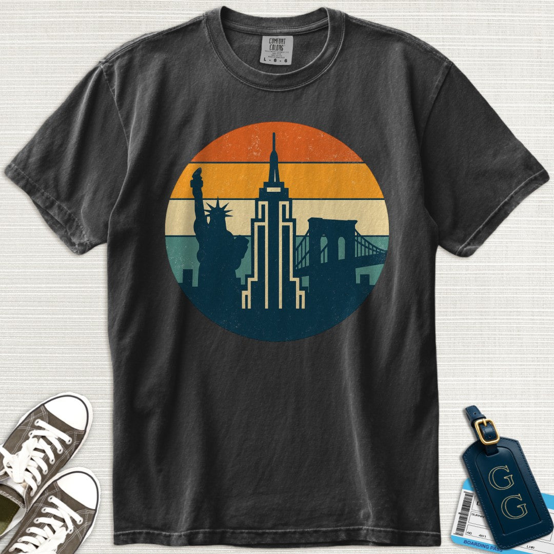 New York Retro Sunset T-Shirt