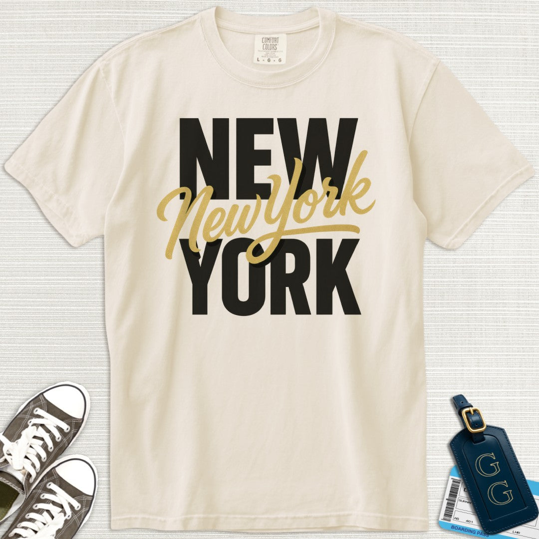 New York Modern Typography T-Shirt