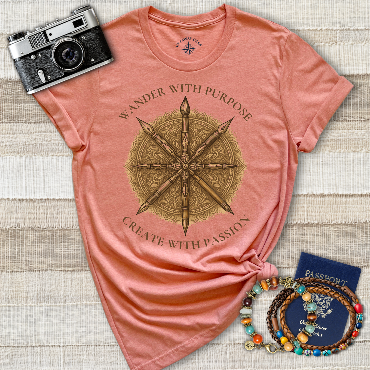 Wander Purpose Create Passion T-Shirt