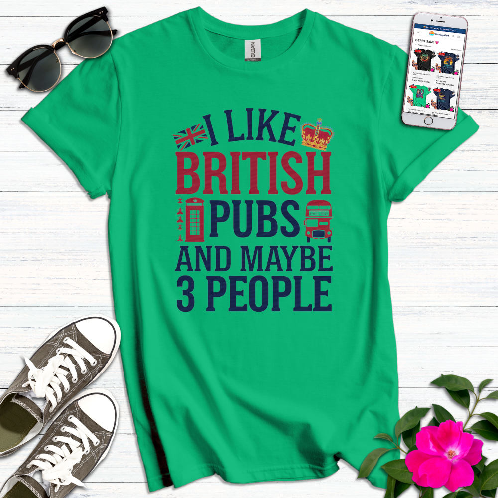 British Pubs 3 People T-Shirt