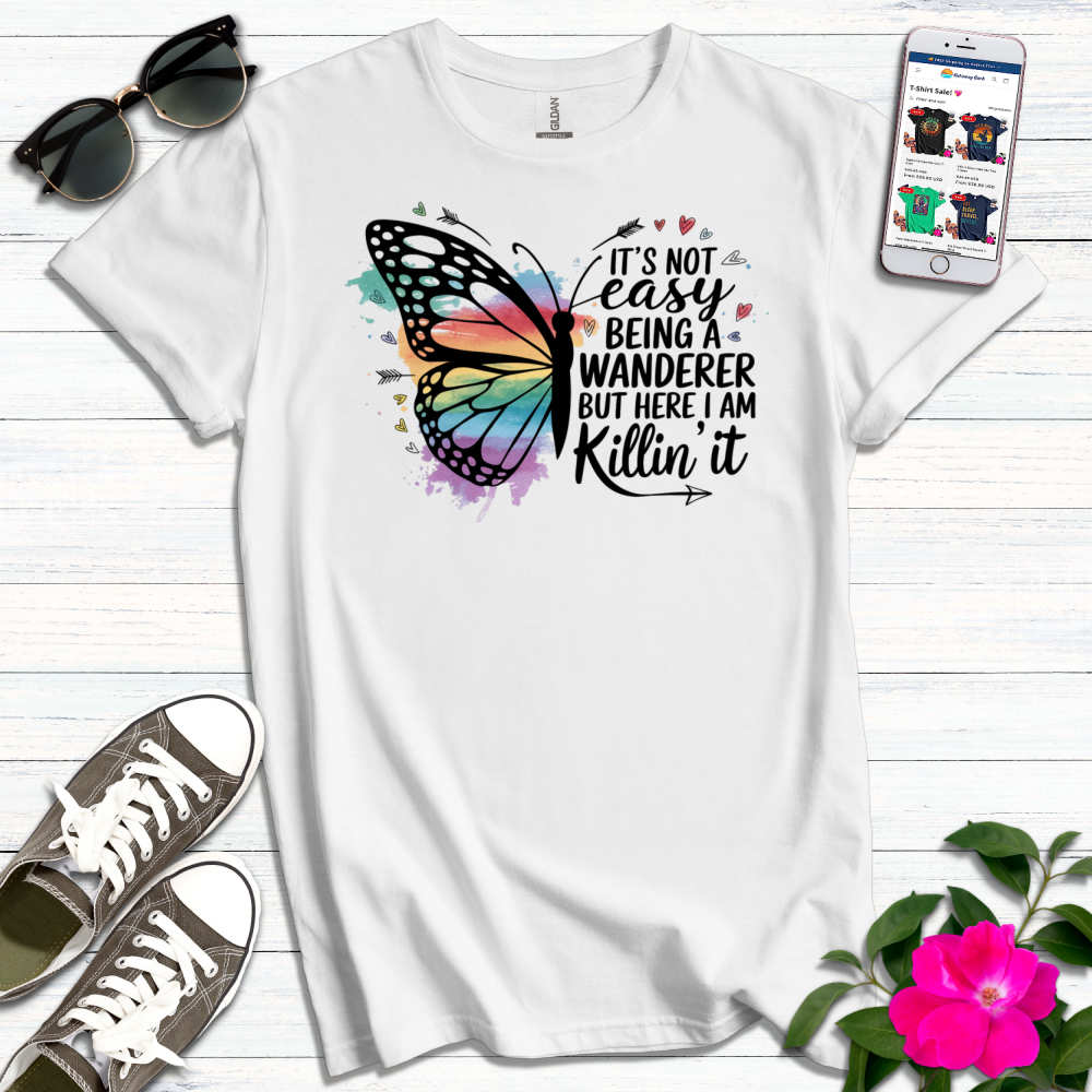 Colorful Butterfly Wanderer T-Shirt