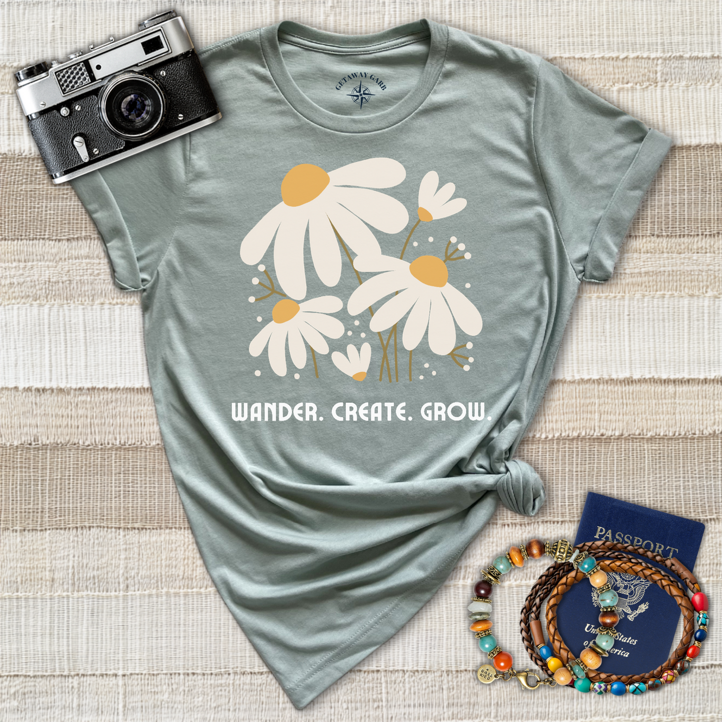 Wander Create Grow T-Shirt