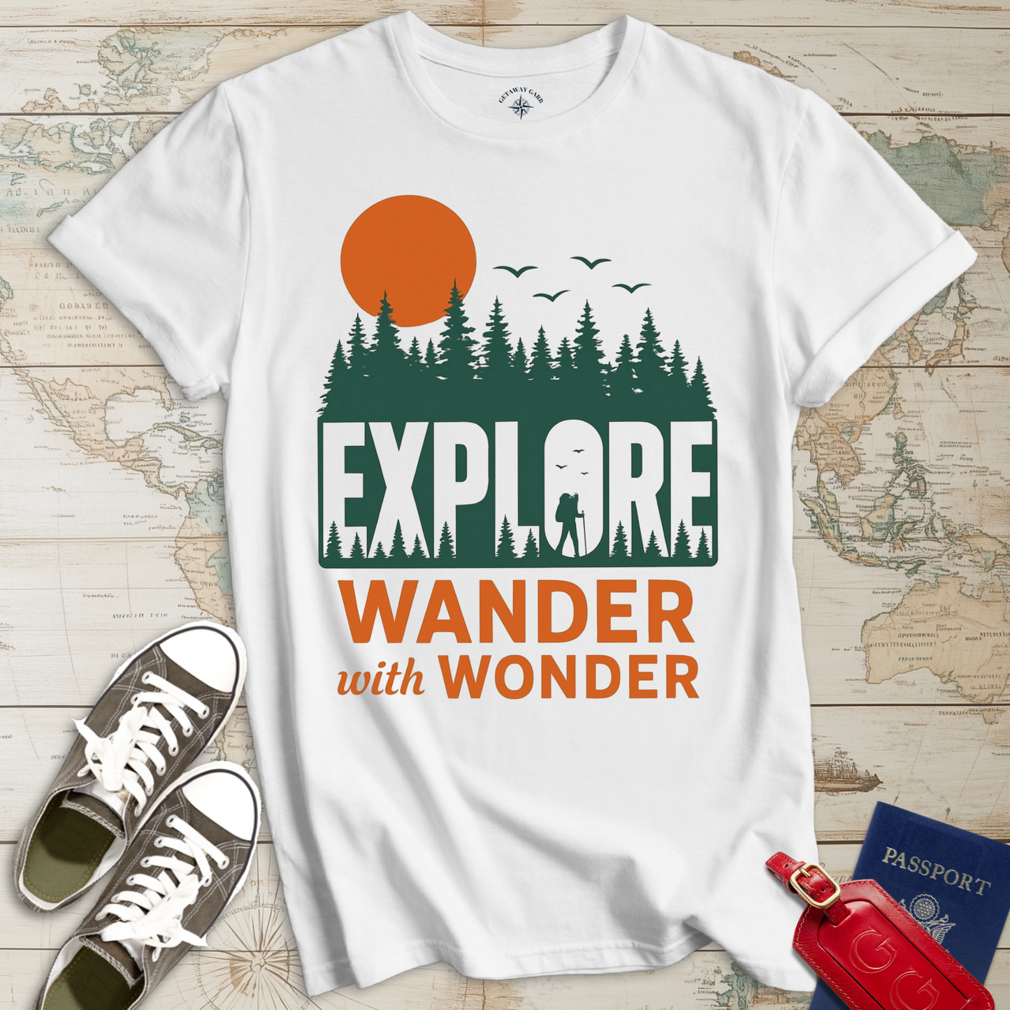 Explore Wander with Wonder T-Shirt