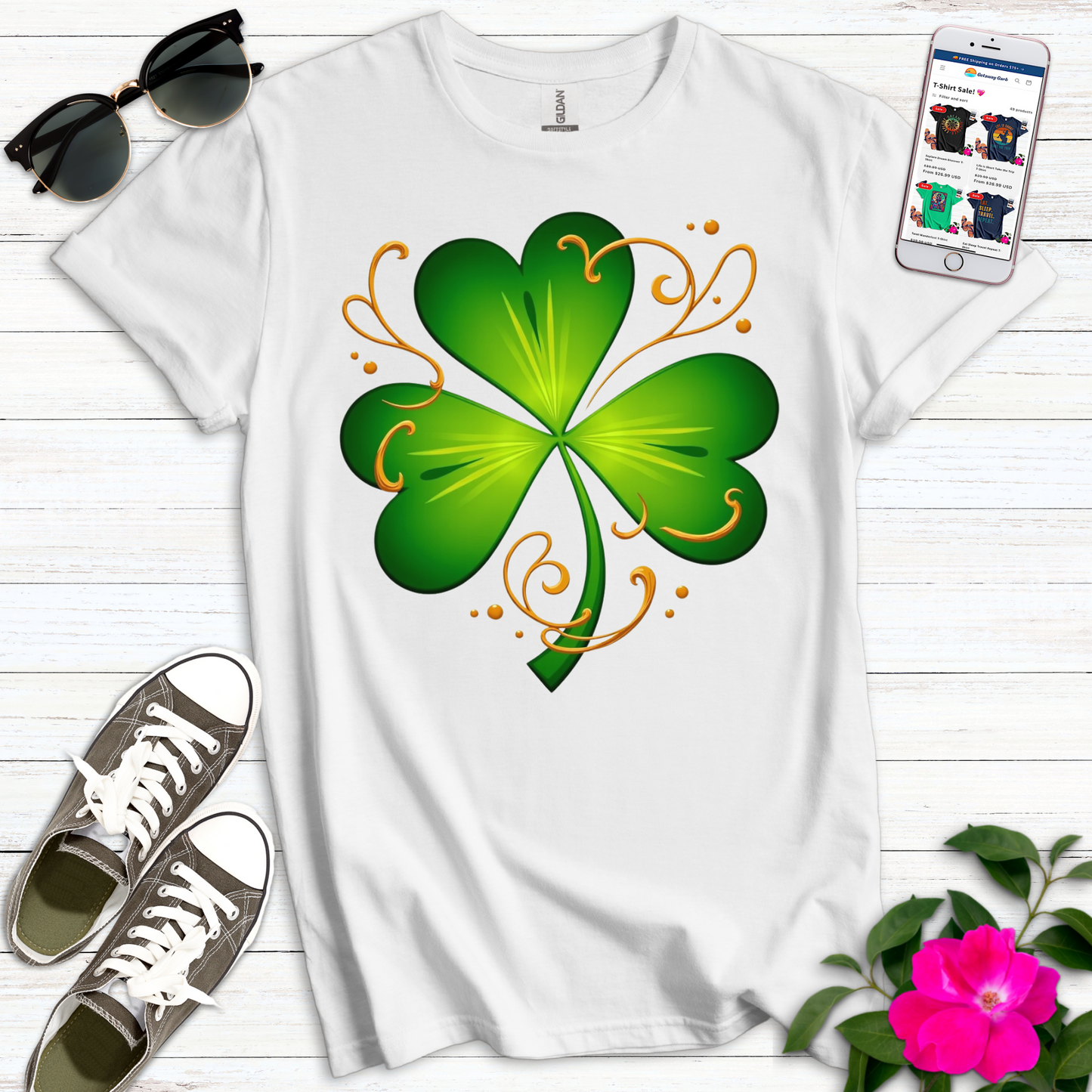 Festive Shamrock T-Shirt