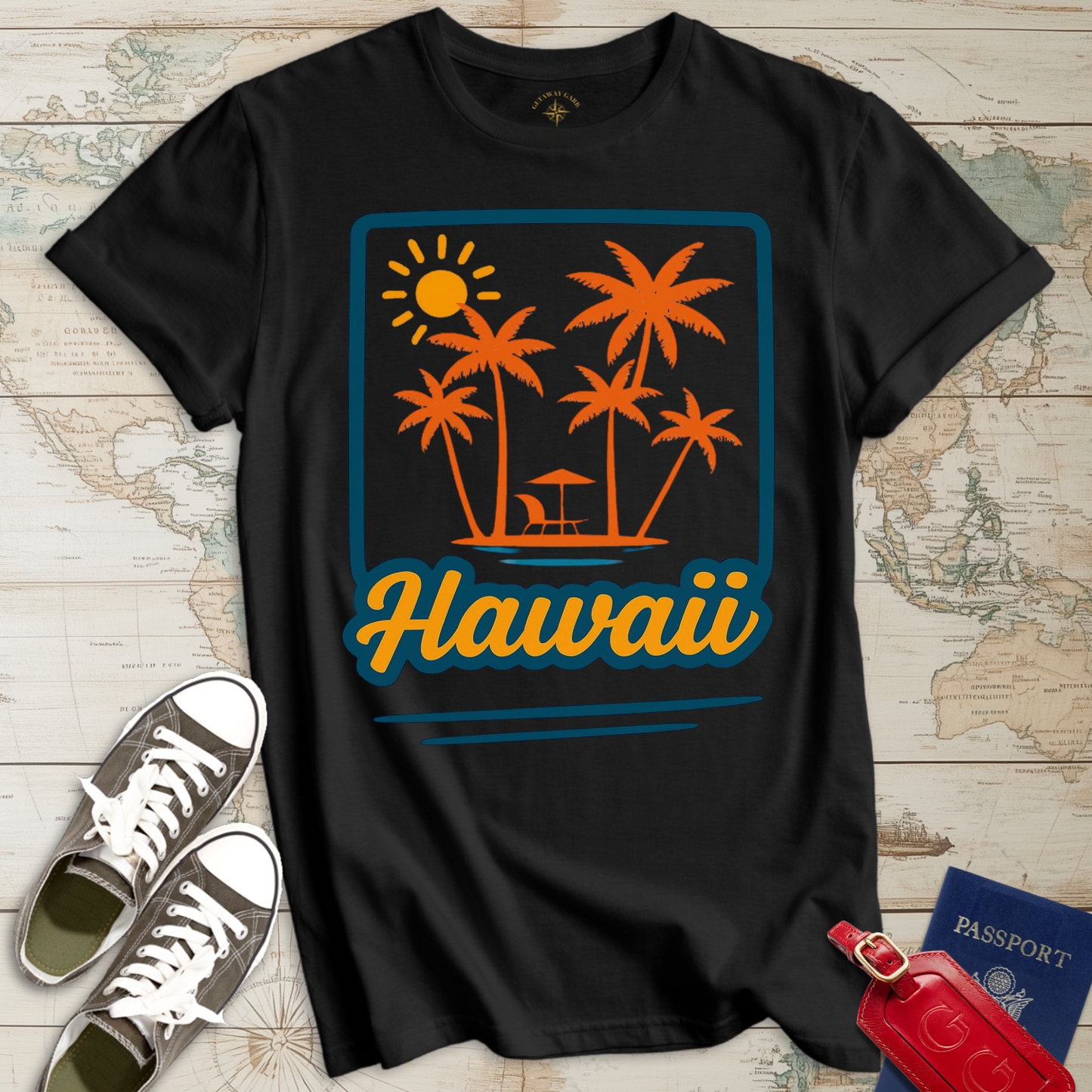 Hawaiian Getaway Graphic T-Shirt