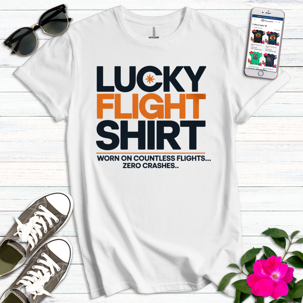 Lucky Flight Zero Crashes T-Shirt