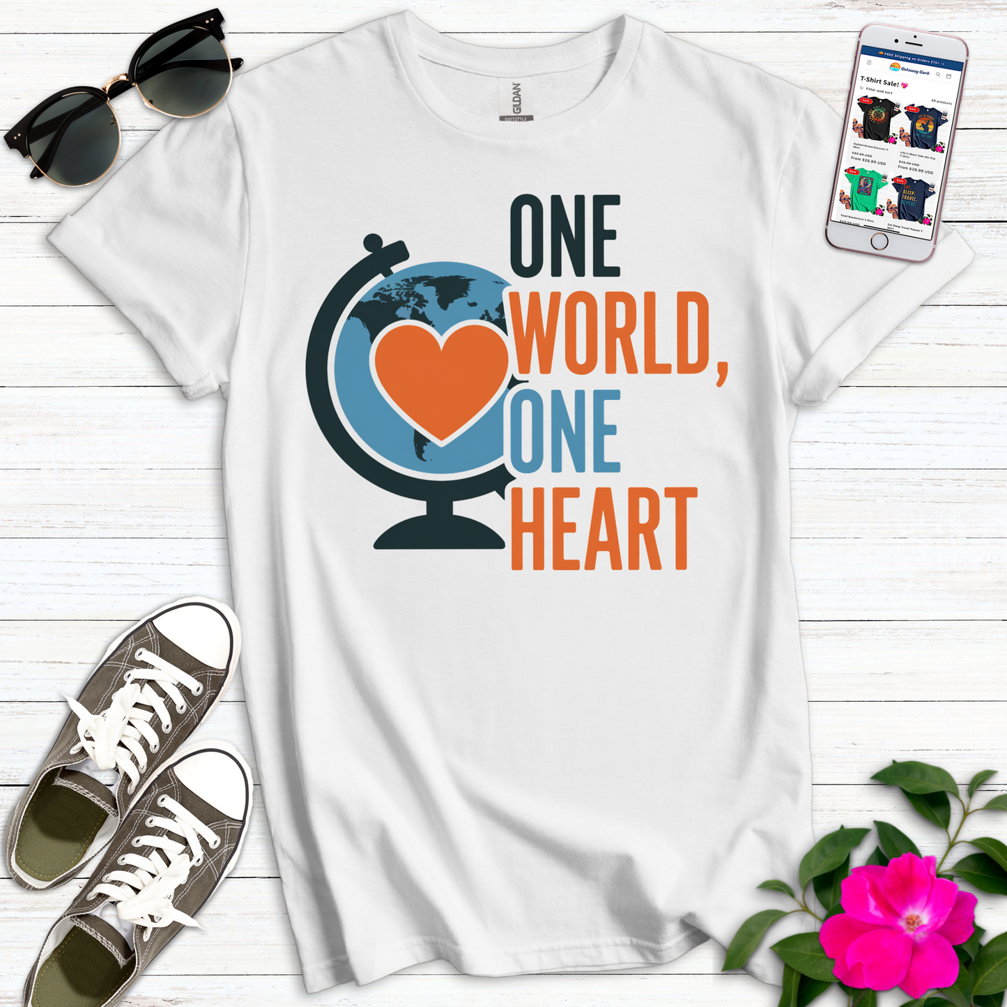 One World One Heart T-Shirt