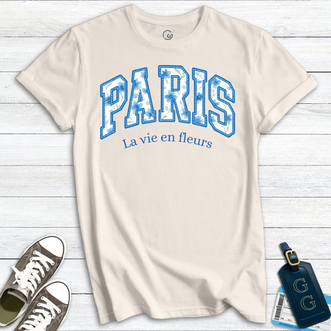 Paris Vintage Floral T-Shirt