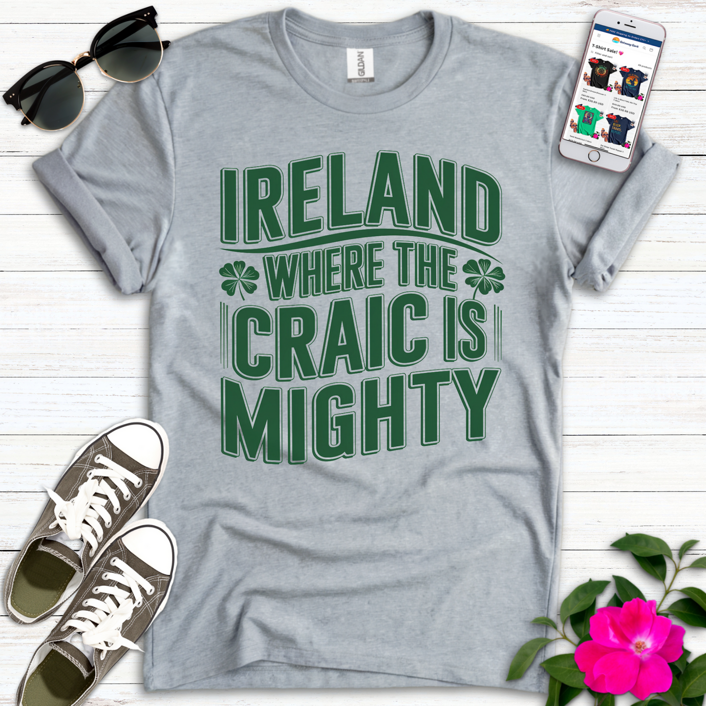Ireland Where Craic Mighty T-Shirt