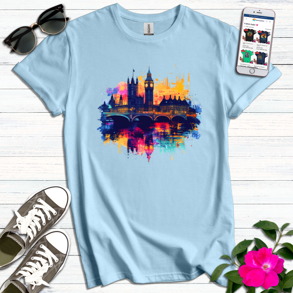 Abstract London Bright Graphic T-Shirt