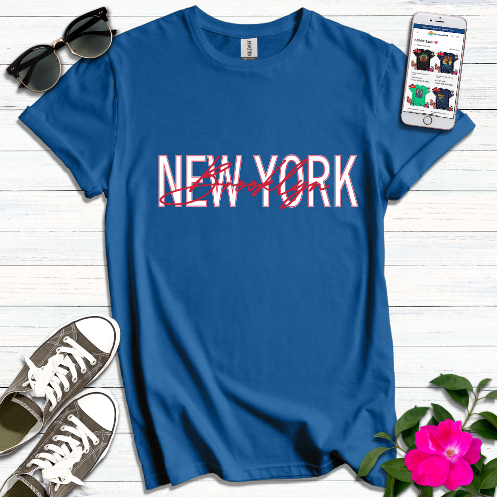 Brooklyn NY Typography T-Shirt