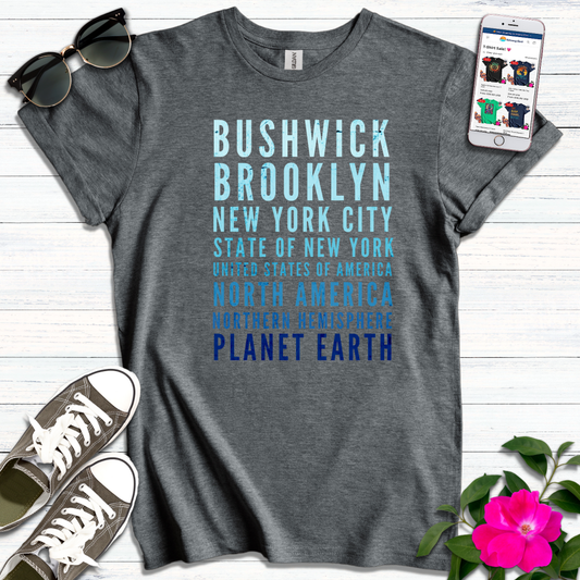 Bushwick Distressed Blues T-Shirt