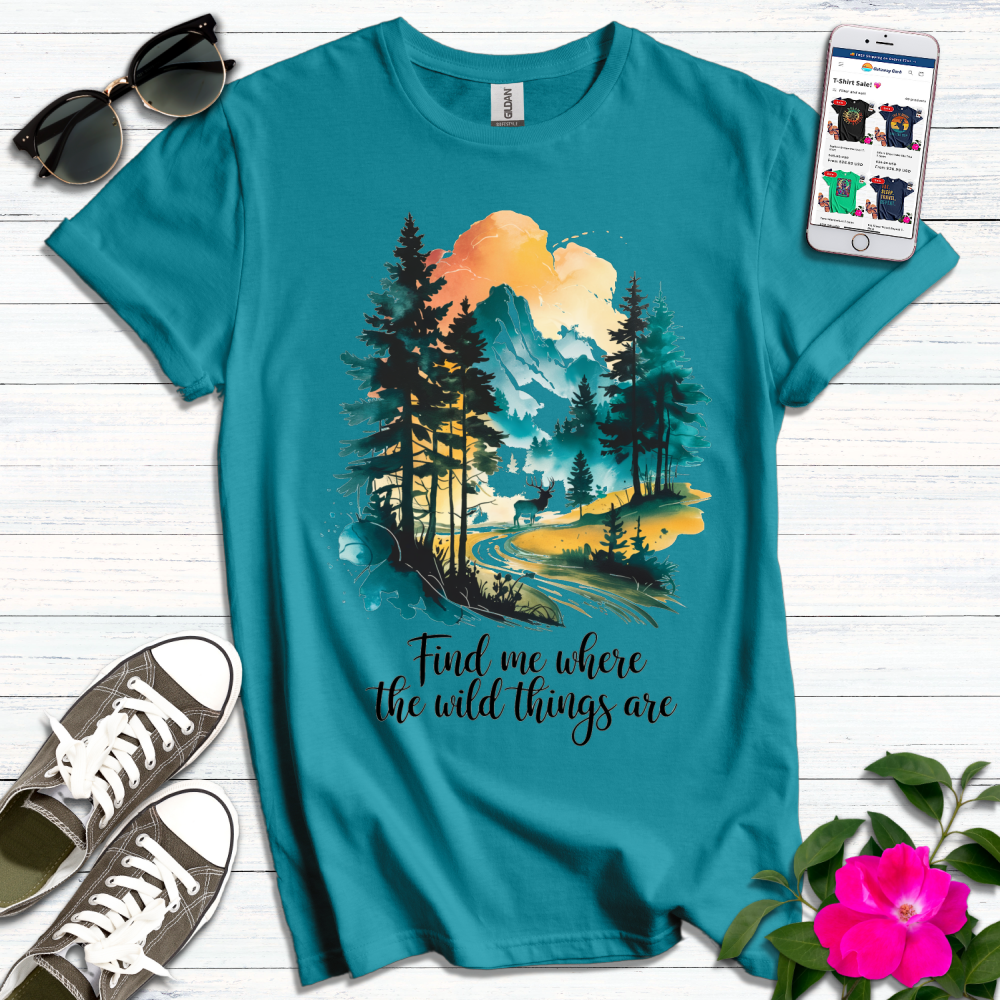 Find Me Wild Elk T-Shirt