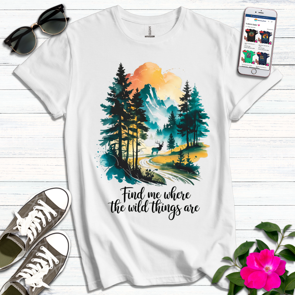 Find Me Wild Elk T-Shirt