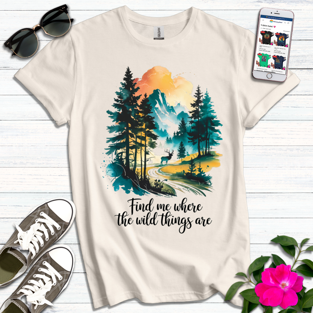 Find Me Wild Elk T-Shirt