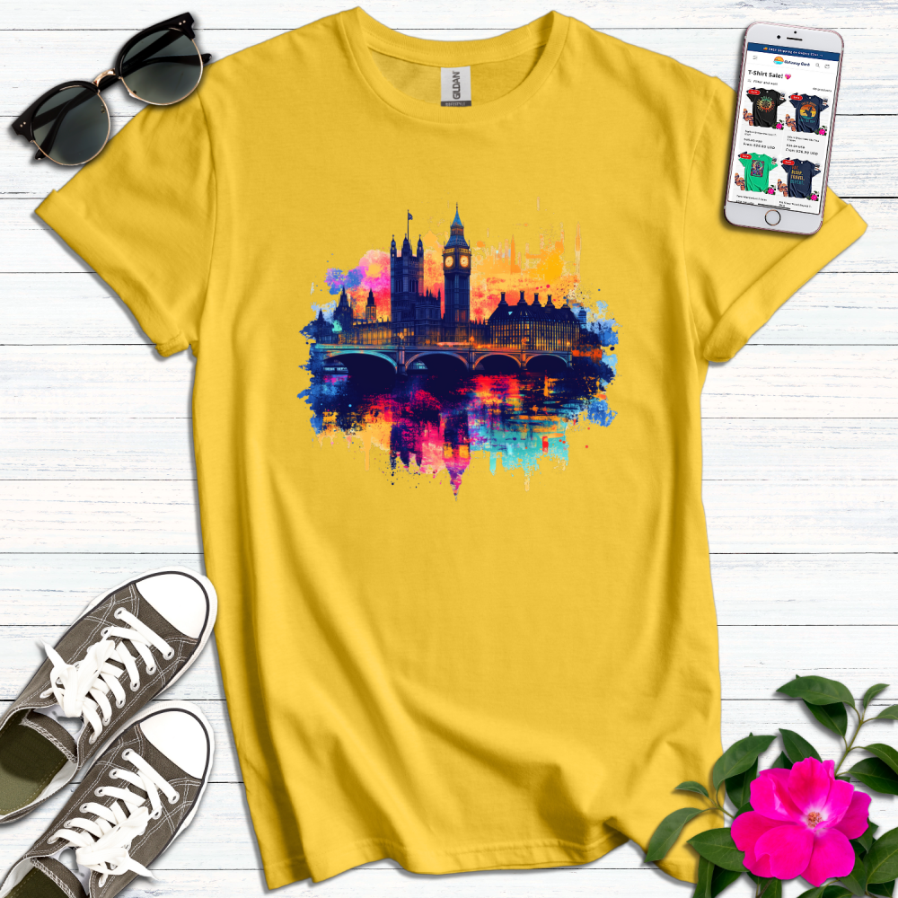 Abstract London Bright Graphic T-Shirt