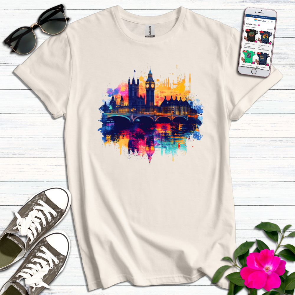 Abstract London Bright Graphic T-Shirt