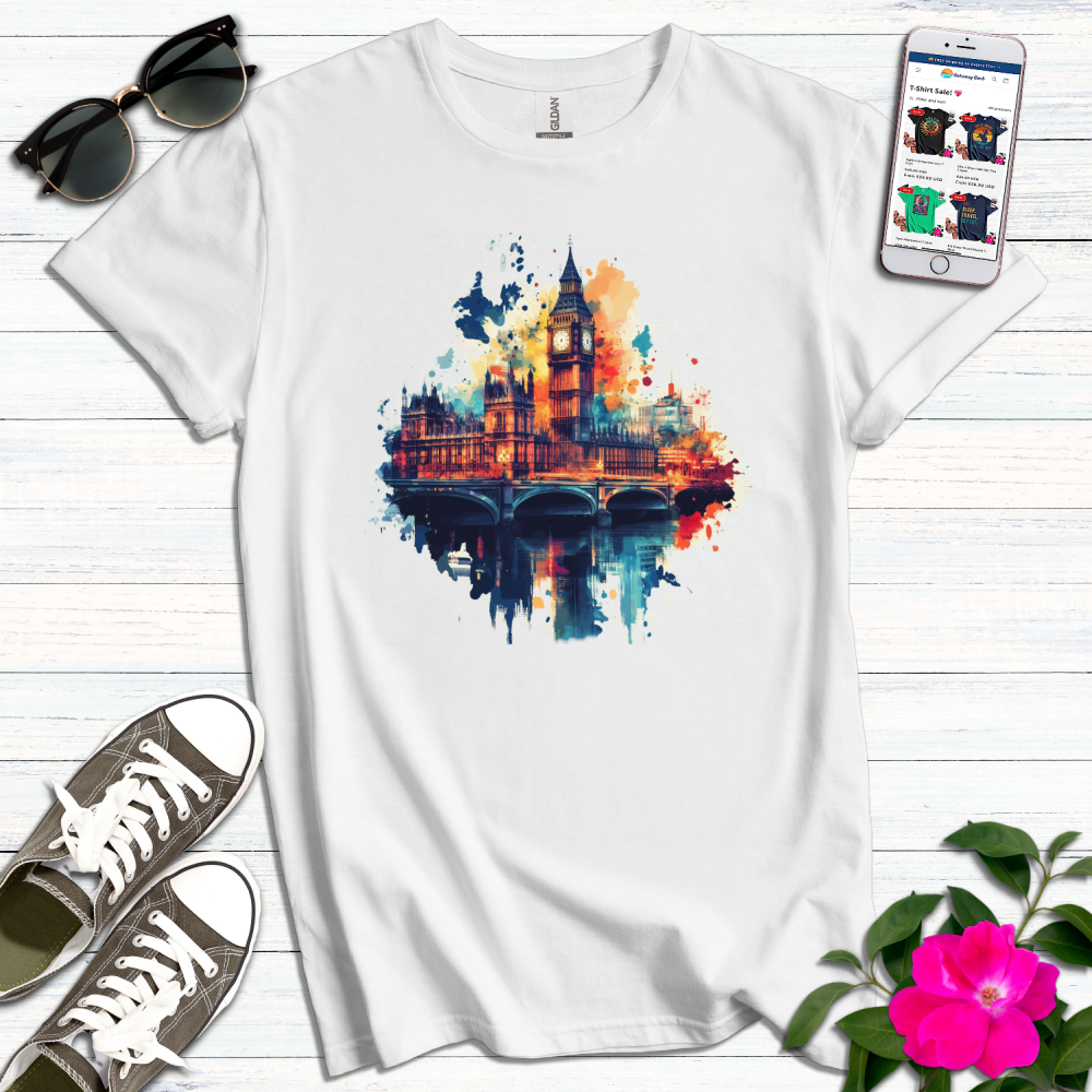 London Abstract Graphic T-Shirt