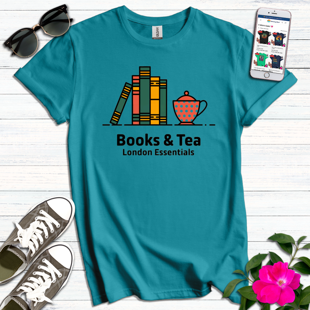 Books & Tea London Essentials T-Shirt