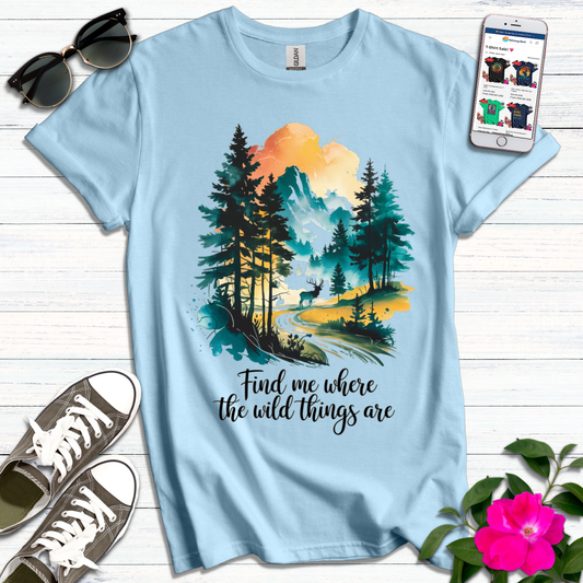 Find Me Wild Elk T-Shirt