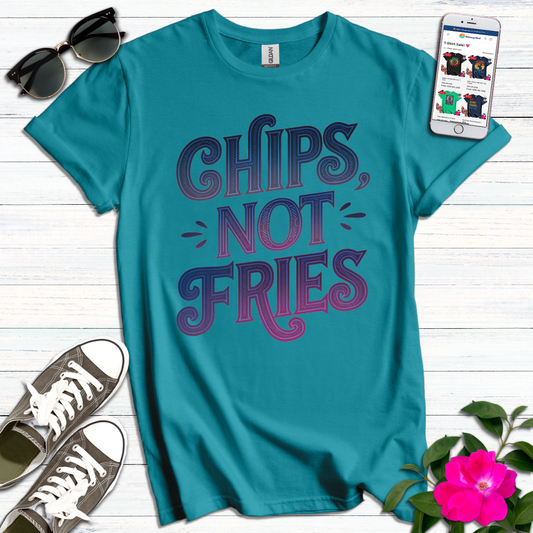 Chips Not Fries British T-Shirt