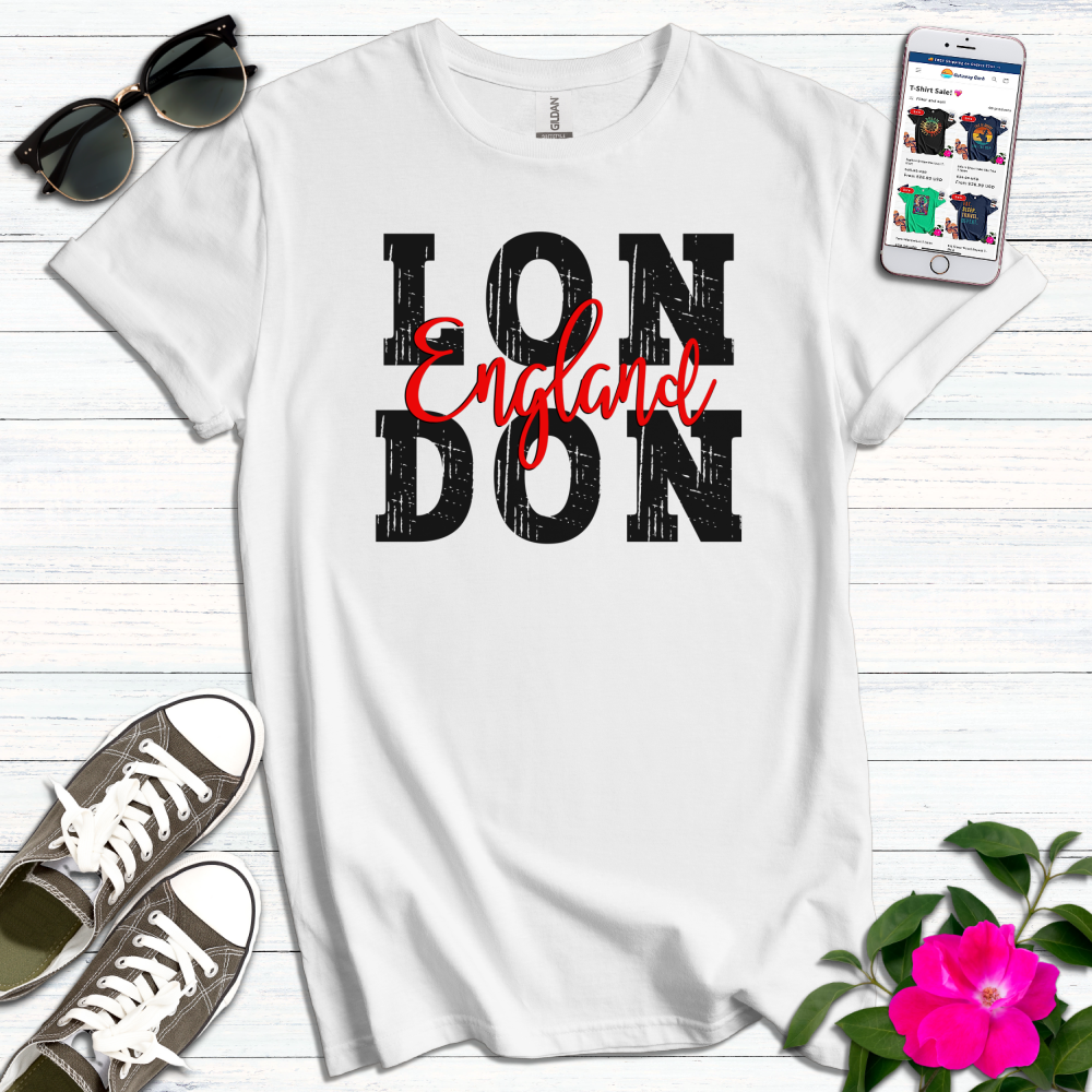 London England Grunge T-Shirt