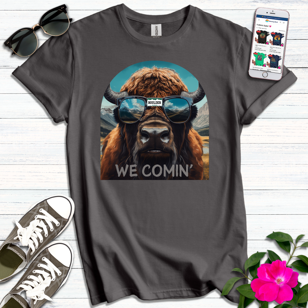 Colorado Buffalo We Comin' T-Shirt