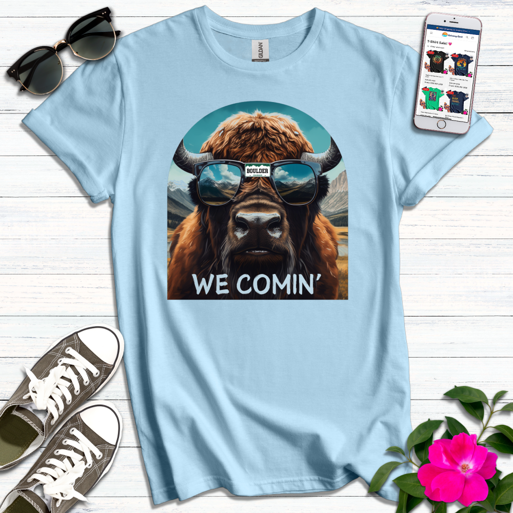 Colorado Buffalo We Comin' T-Shirt