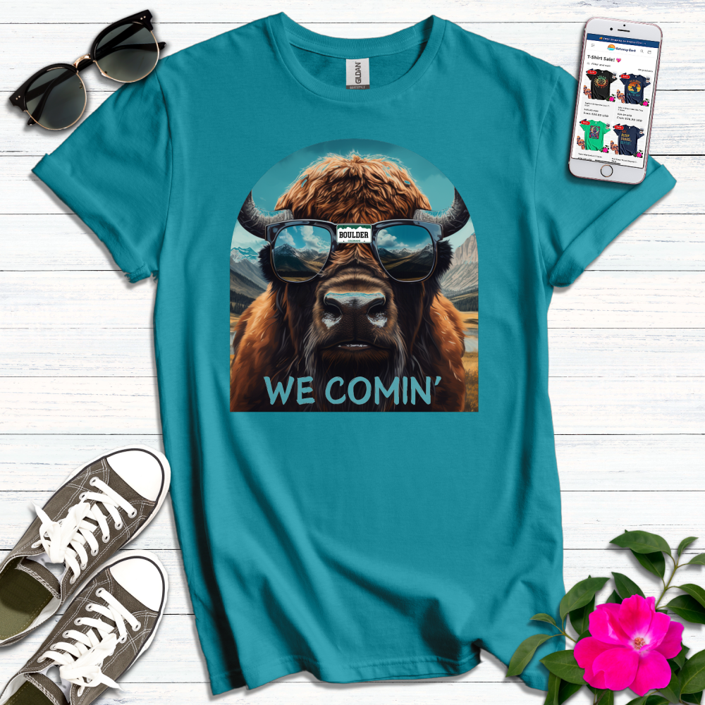 Colorado Buffalo We Comin' T-Shirt