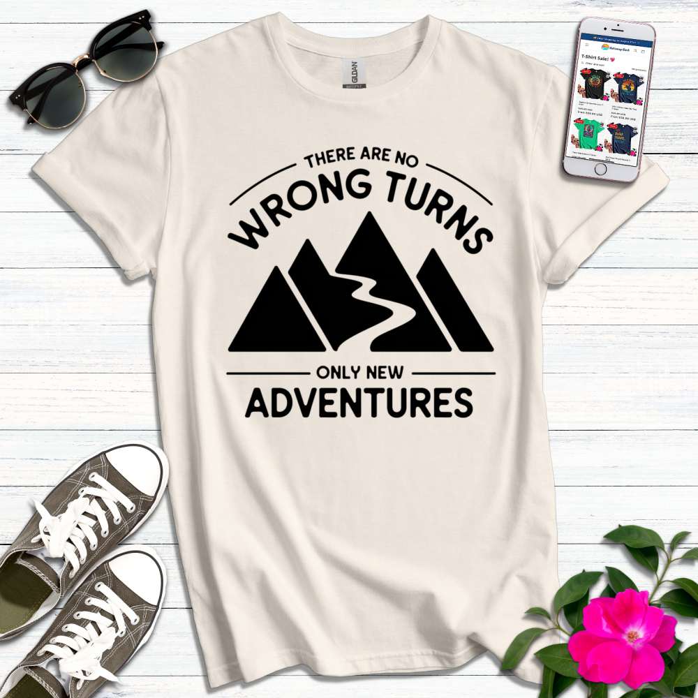 No Wrong Turns Geometric T-Shirt