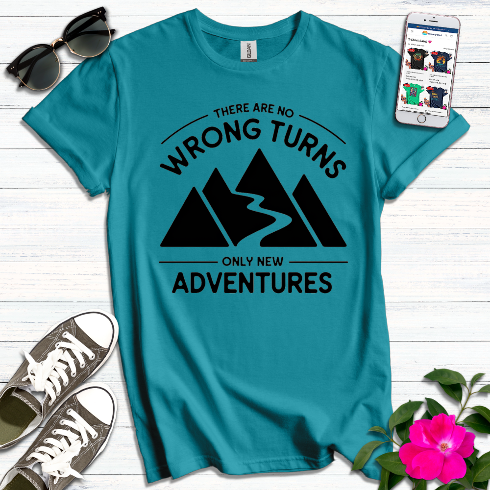 No Wrong Turns Geometric T-Shirt