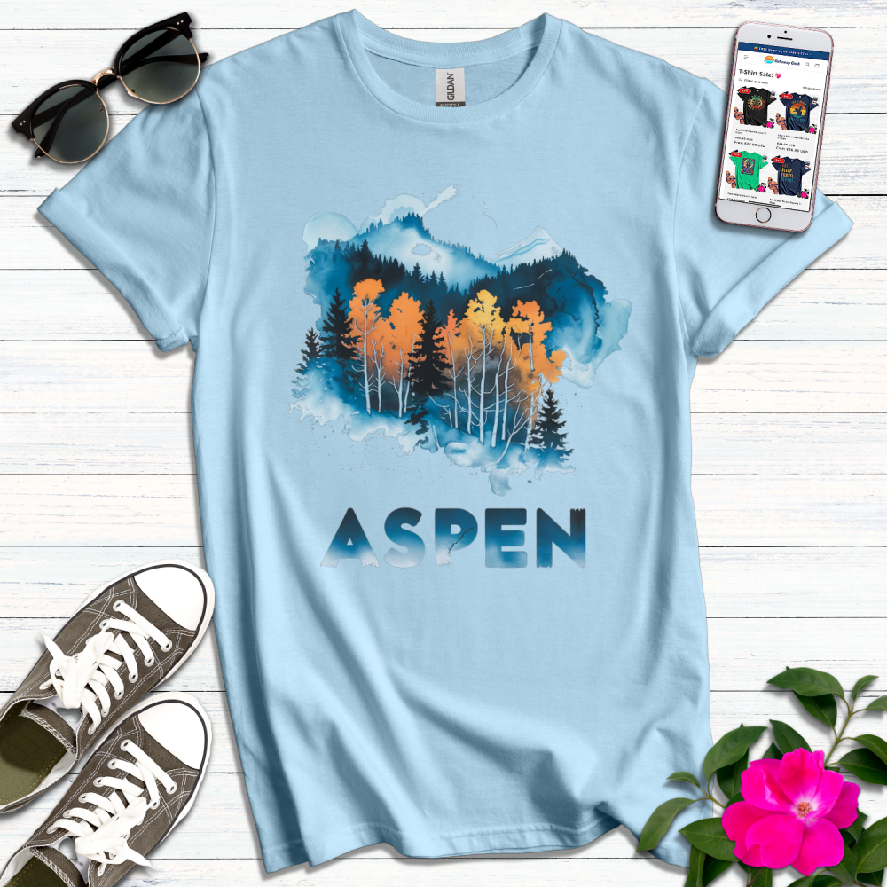 Aspen Autumn Blues T-Shirt