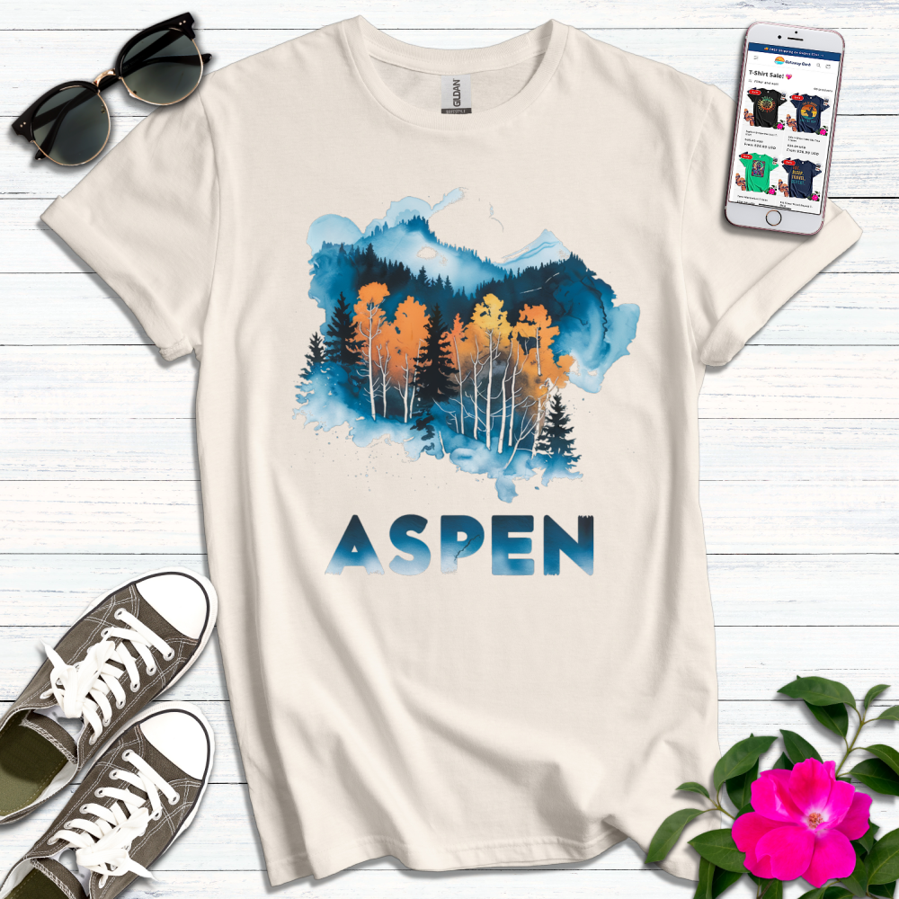 Aspen Autumn Blues T-Shirt