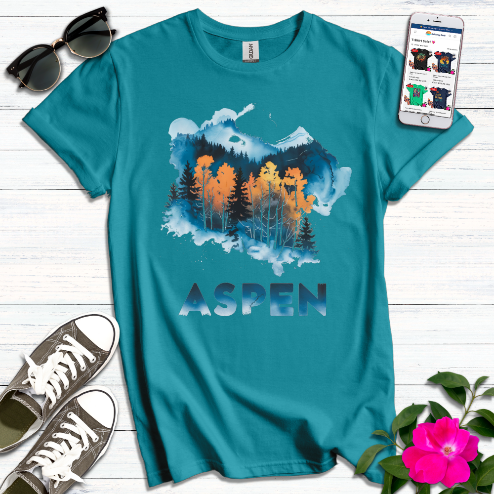 Aspen Autumn Blues T-Shirt