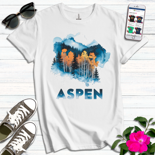 Aspen Autumn Blues T-Shirt