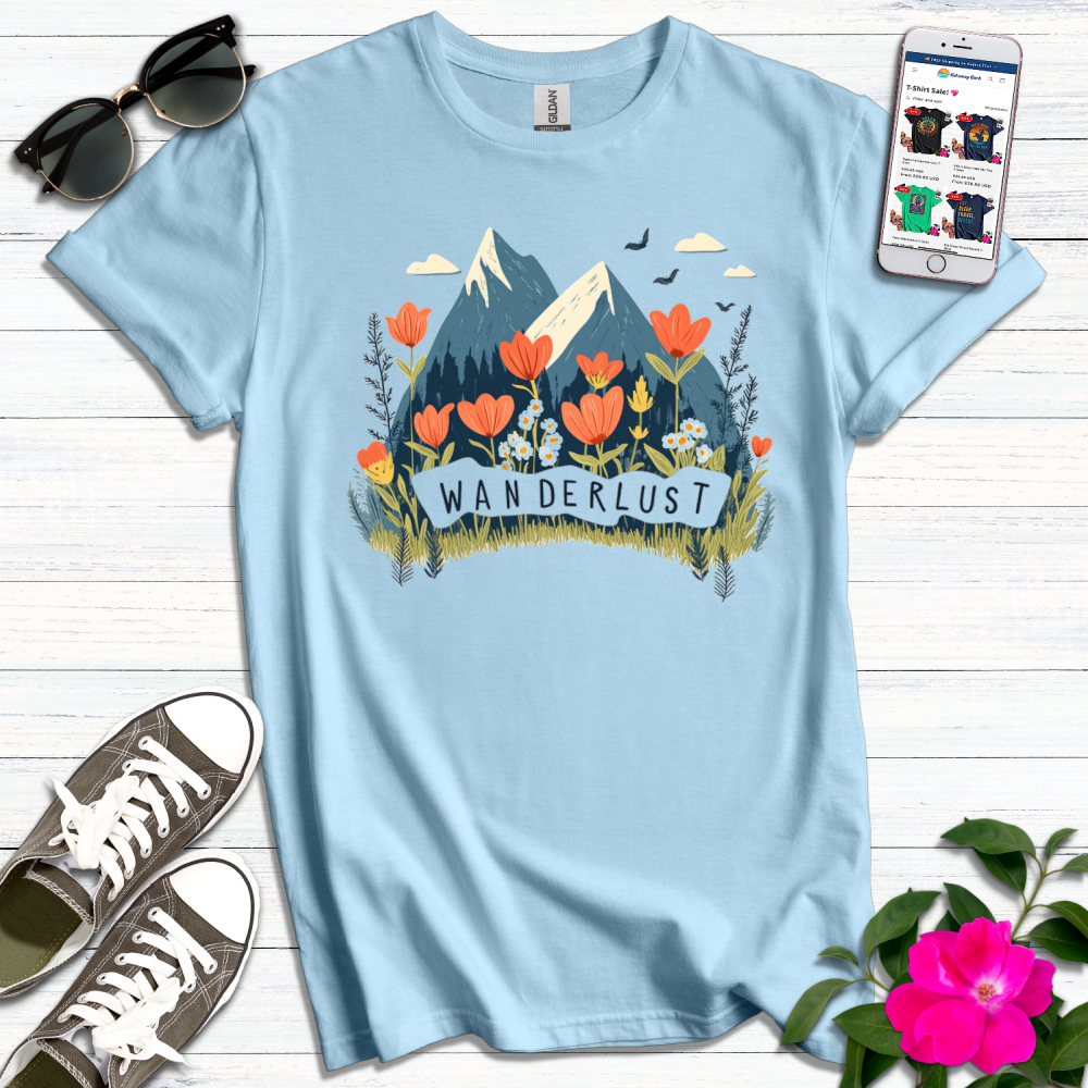 Wanderlust Blooms T-Shirt