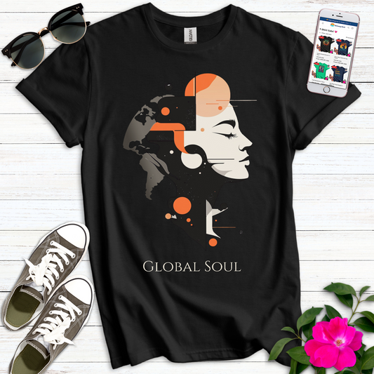 Global Soul Abstract T-Shirt