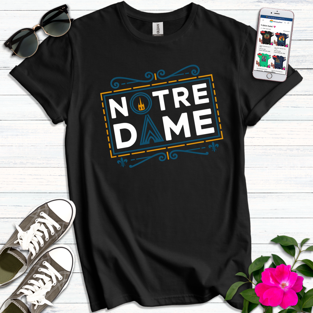 Notre Dame Postcard T-Shirt