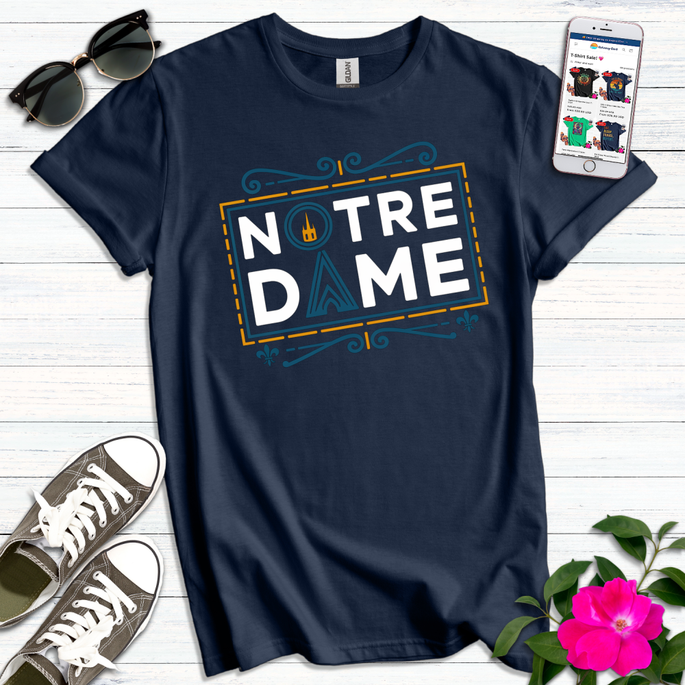 Notre Dame Postcard T-Shirt