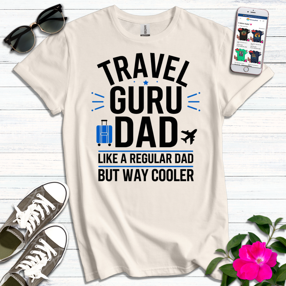 Travel Guru Dad T-Shirt