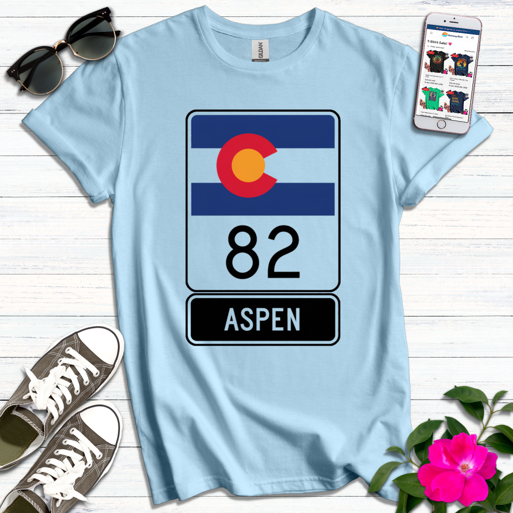 Aspen Highway 82 T-Shirt