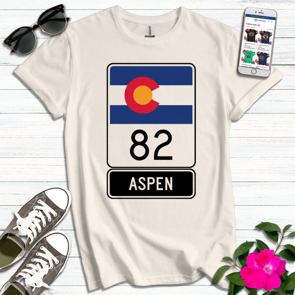 Aspen Highway 82 T-Shirt